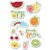 Imaginisce - Berrylicious Collection - Canvas Stickers - Pucker Up