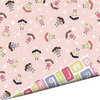 Imaginisce - Little Cutie Collection - 12 x 12 Double Sided Paper with Glossy Accents - Baby Doll