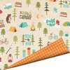 Imaginisce - Happy Camper Collection - 12 x 12 Double Sided Paper with Glossy Accents - Fresh Air