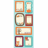 Imaginisce - Happy Harvest Collection - Sticker Stacker - 3 Dimensional Stickers with Glossy Accents - Simple Stories