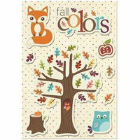 Imaginisce - Happy Harvest Collection - Canvas Stickers - Fall Colors