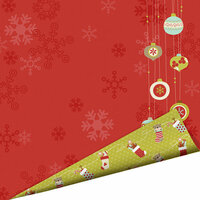 Imaginisce - Santa's Little Helper Collection - Christmas - 12 x 12 Double Sided Paper with Glossy Accents - Christmas Magic