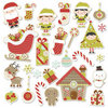 Imaginisce - Santa's Little Helper Collection - Christmas - Die Cut Cardstock Pieces with Glossy Accents - Trimmin' the Tree Icon