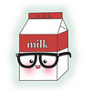Imaginisce - Geek is Chic Collection - Snag 'em Acrylic Stamps - Milk