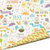 Imaginisce - Hippity Hop Collection - 12 x 12 Double Sided Paper with Glossy Accents - Honey Bunny