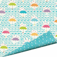 Imaginisce - Hippity Hop Collection - 12 x 12 Double Sided Paper with Glossy Accents - Dance in the Rain