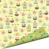 Imaginisce - Hippity Hop Collection - 12 x 12 Double Sided Paper with Glossy Accents - Chick-a-Dee