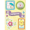 Imaginisce - Hippity Hop Collection - Sticker Stacker - 3 Dimensional Stickers with Glossy Accents - Rainy Day