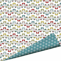 Imaginisce - Sole Sisters Collection - 12 x 12 Double Sided Paper with Glossy Accents - Sole Mates