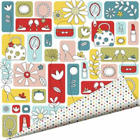 Imaginisce - Sole Sisters Collection - 12 x 12 Double Sided Paper with Glossy Accents - Girl Stuff