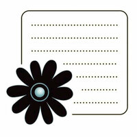 Imaginisce - Sole Sisters Collection - Snag 'em Acrylic Stamps - Flower Journal