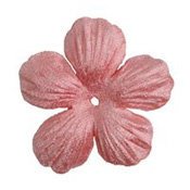 Imaginisce - Bazzill Collection - Flowers - Bling Blossoms - Small - Pink Cadillac
