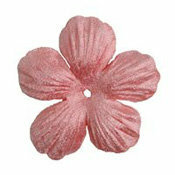 Imaginisce - Bazzill Collection - Flowers - Bling Blossoms - Small - Pink Cadillac