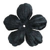 Imaginisce - Bazzill Collection - Flowers - Bling Blossoms - Small - Black Tie