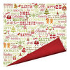 Imaginisce - Christmas Cheer Collection - 12 x 12 Double Sided Paper with Glossy Accents - Be Jolly