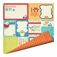 Imaginisce - Good Dog Collection - 12 x 12 Double Sided Paper - Doggy Mail