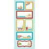 Imaginisce - Endless Summer Collection - Sticker Stacker - 3 Dimensional Stickers with Glossy Accents - Lazy Days