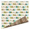 Imaginisce - Outdoor Adventure Collection - 12 x 12 Double Sided Paper - Twin Peaks