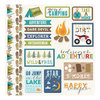 Imaginisce - Outdoor Adventure Collection - 12 x 12 Cardstock Stickers - Icons