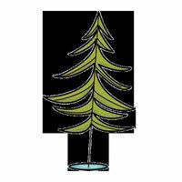 Imaginisce - Outdoor Adventure Collection - Snag 'em Acrylic Stamps - Pine