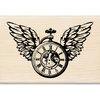 Inkadinkado - Wood Mounted Stamps - Clock Wings