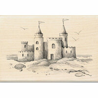 Inkadinkado - Wood Mounted Stamps - Sand Castle