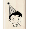 Inkadinkado - Birthday Fun Collection - Wood Mounted Stamps - Party Boy