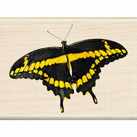 Inkadinkado - Photo Realistic Collection - Wood Mounted Stamps - Tiger Swallowtail