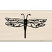 Inkadinkado - Designer Collection - Wood Mounted Stamps - Dragonfly