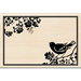 Inkadinkado - Designer Collection - Wood Mounted Stamps - Bird Frame