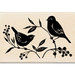 Inkadinkado - Designer Collection - Wood Mounted Stamps - Two Birds