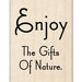 Inkadinkado - Wood Mounted Stamps - Nature Quote