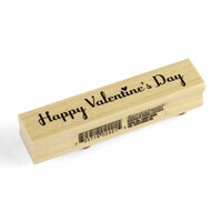 Inkadinkado - Valentine's Day Collection - Wood Mounted Stamps - Happy Valentines Day