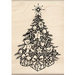 Inkadinkado - Holiday Collection - Christmas - Wood Mounted Stamps - Christmas Tree