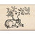 Inkadinkado - Holiday Collection - Christmas - Wood Mounted Stamps - Dear and Bird