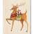 Inkadinkado - Holiday Collection - Christmas - Wood Mounted Stamps - Reindeer