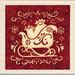 Inkadinkado - Holiday Collection - Christmas - Wood Mounted Stamps - Sleigh