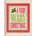 Inkadinkado - Holiday Collection - Christmas - Wood Mounted Stamps - A Very Merry Christmas