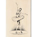 Inkadinkado - Out on the Town Collection - Wood Mounted Stamps - Ballerina Dancer