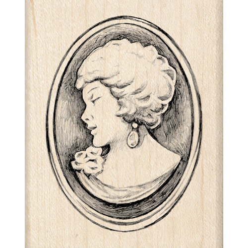 Inkadinkado - Out on the Town Collection - Wood Mounted Stamps - Cameo