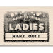 Inkadinkado - Out on the Town Collection - Wood Mounted Stamps - Ladies Marquee