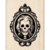 Inkadinkado - Halloween - Wood Mounted Stamps - Skull Cameo