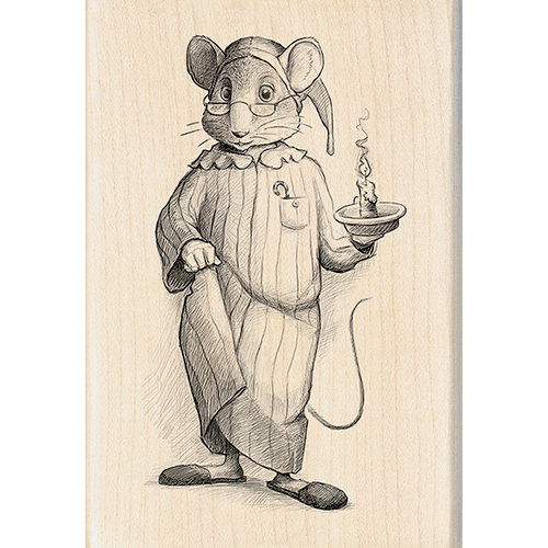 Inkadinkado - Wood Mounted Stamps - Goodnight Mouse