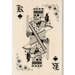 Inkadinkado - Halloween - Wood Mounted Stamps - Skeleton King Playing Card