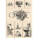 Inkadinkado - Layering Wood Scenes Collection - Wood Mounted Stamps - Classic Still Life Set