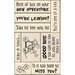 Inkadinkado - Layering Wood Card Making Collection - Wood Mounted Stamps - Good Bye and Good Luck