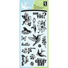 Inkadinkado - Spring Collection - Clear Acrylic Stamps - Happy Spring Day