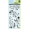 Inkadinkado - Clear Acrylic Stamp Set - Mod Flower Flourish