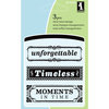 Inkadinkado - Summer Collection - Clear Acrylic Stamps - Mini Timeless Phrases