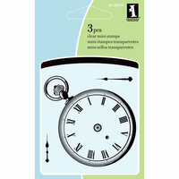 Inkadinkado - Summer Collection - Clear Acrylic Stamps - Mini Pocket Watch